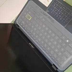 Pelindung Keyboard Silikon 14 Inch Laptop Anti Air Putih Bening Universal Keyboard Cover Silicone Waterproof Komputer PC Computer