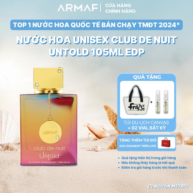 Nước hoa Armaf Unisex Club De Nuit Untold EDP 105ml [DL]