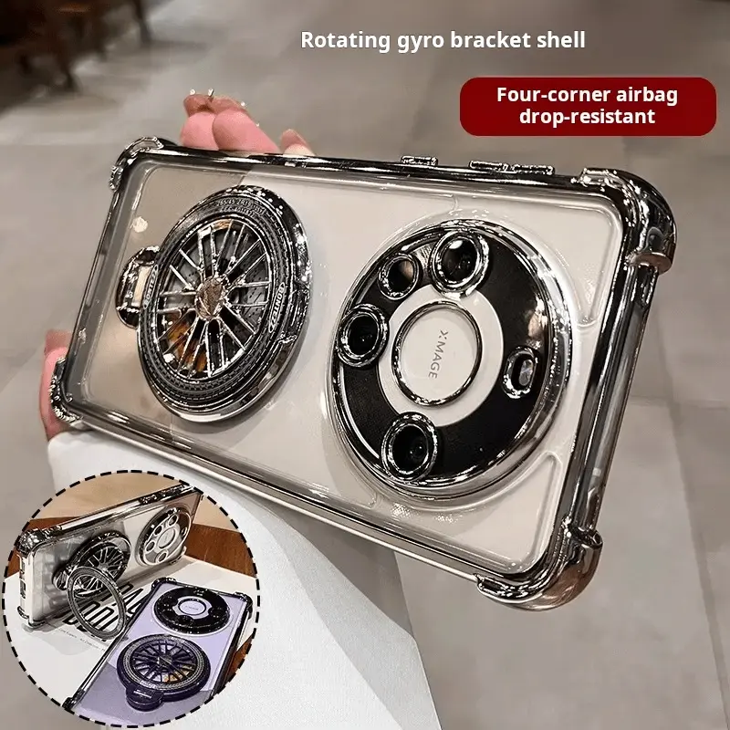 For Honor X9a X9b 5G Transparent Soft Casing Four Corner Airbag Shockproof With Lens Film Phone Case