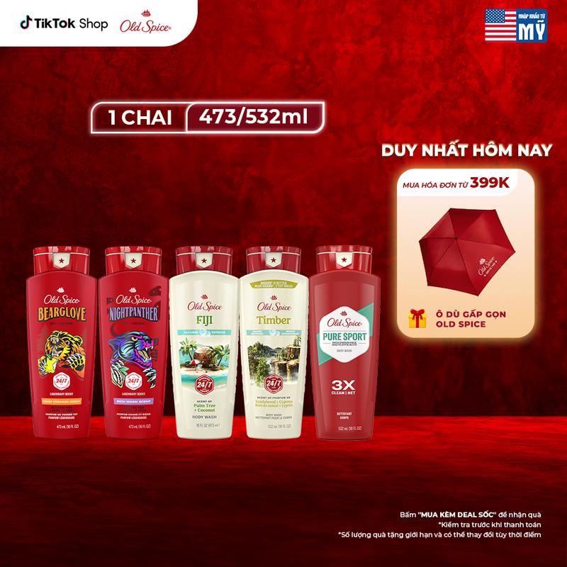 Sữa tắm dạng Gel Old Spice 473/532ml - Mỹ