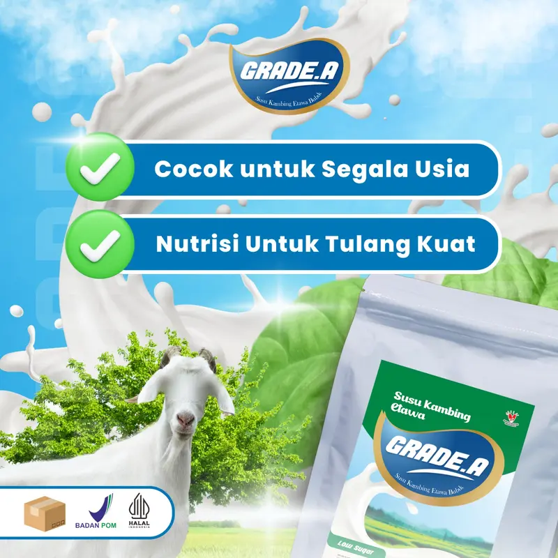 SUSU KAMBING ETAWA BUBUK GRADE A KEMASAN 500gr ALL VARIAN 3