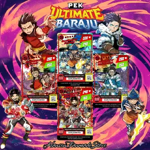 [Wajib baca dekripsi] Kartu BoBoiBoy Fanmade Buatan Sendiri Pek Ultimate BaraJu