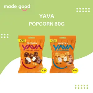 YAVA East Bali Popcorn Caramel Cashews Peanut Snack Sehat 60 gram Food Cemilan