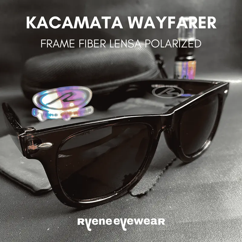 KACAMATA WARFARRER MIRING FRAME POLARIZED LENSA UV 400 ANTI SILAU - GANTI LENSA COSTUME - EYEWEAR, GLASSES 6