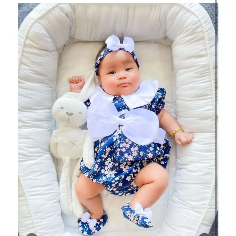 ICHIKA JUMPER SUIT Baju Bando Sepatu Pakaian Anak Cewe Lucu Murah Terlaris Cod Babee Baby Shop French pao Lona 3