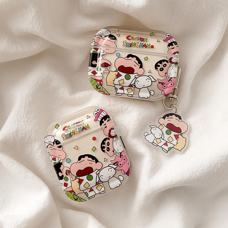 Ốp bảo vệ AirPods hình nhân vật hoạt hình dễ thương, tương thích với AirPods Pro thế hệ 2, 1/2, 3 và 4.