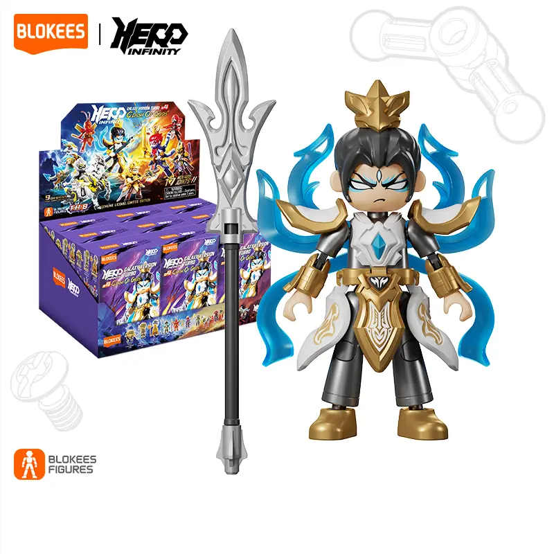 Blokees Blind Box Hero Infinity GVT04:Mainan Anak,Balok kayu/Blok,toys,Figur Susun action figures 0