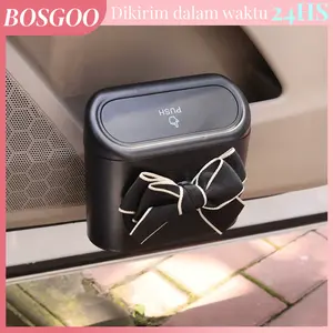 Tempat Sampah Mobil Lucu 3D Pita Kupu-Kupu Universal