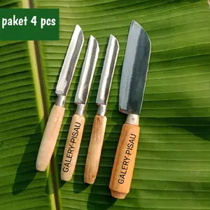 Pisau Dapur Baja 4 pcs Tiger dan Bali