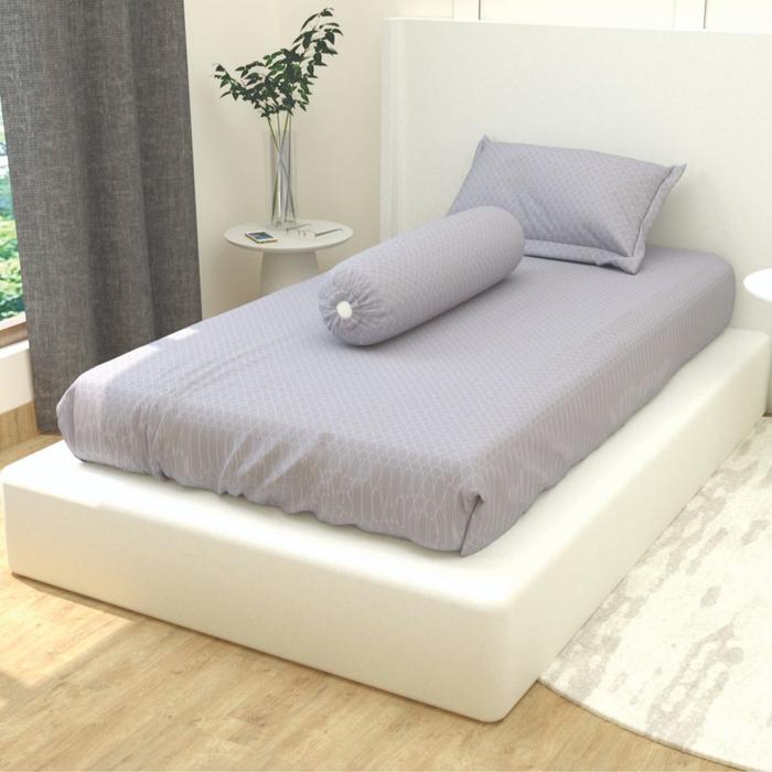 Gambar ADELA Sprei Set LILAC GREY - T30 Elegant Collection - 120X200X30 B1 dari Adela Sprei & Bedcover Kab. Gresik Tokopedia