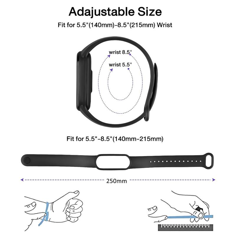 Product Introduction of Aokeyo M6 Smart Watch Pelacak Kebugaran Bluetooth Smart Band Smart Display Detak Jantung Jam Tangan Digital Tahan Air Jam Tangan Olahraga Wanita Pria 28