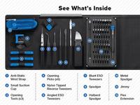 Gambar iFixit Pro Tech Toolkit Elektronik Smartphone Komputer Tablet Kit Perbaikan dengan 64 Bit Presisi, Tweezers, Flex Extension, dan Gelang Anti-Statik - Box Original dari Tokovita1981 Kota Tangerang 3 Tokopedia