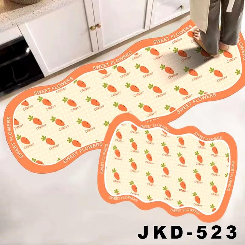 Product Introduction of Keset Dapur 2 in 1 Door Mat Trendy Keset Kaki Dapur Kamar Tebal Anti Slip rumbai 16