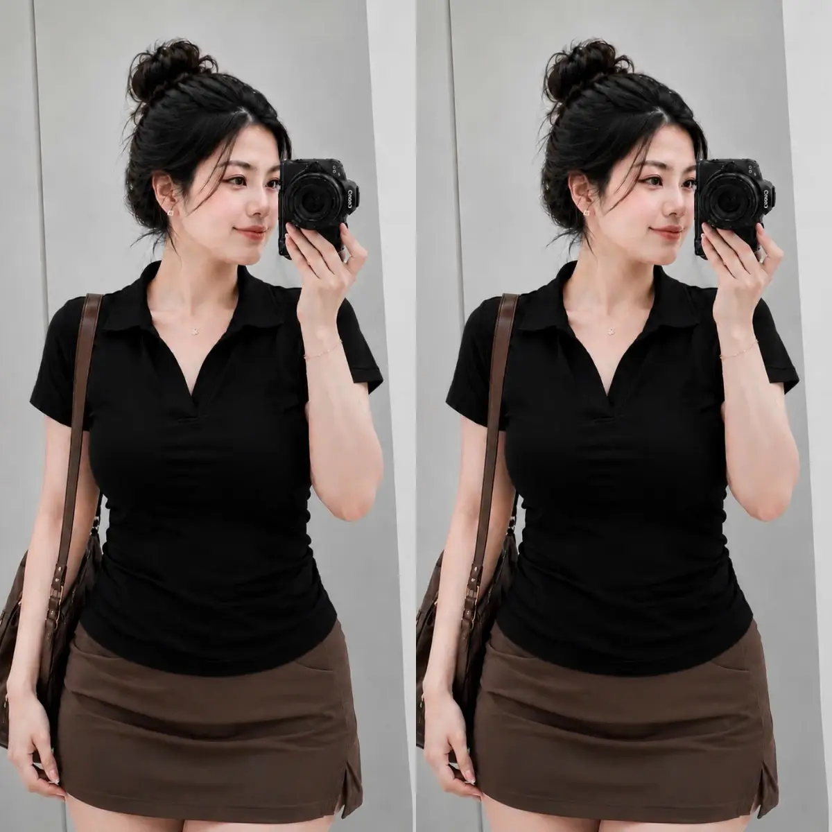 Áo thun bigsize nữ tay ngắn cổ bẻ polo chất thun borip thái mềm mịn co giãn - ACB | BigBuy360 - bigbuy360.vn Áo thun bigsize nữ tay ngắn cổ bẻ polo chất thun borip thái mềm mịn co giãn - ACB | BigBuy360 - bigbuy360.vn