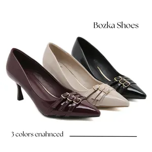 Bozka sepatu wanita heels 6,5cm KATIE stiletto vintage classic cutting