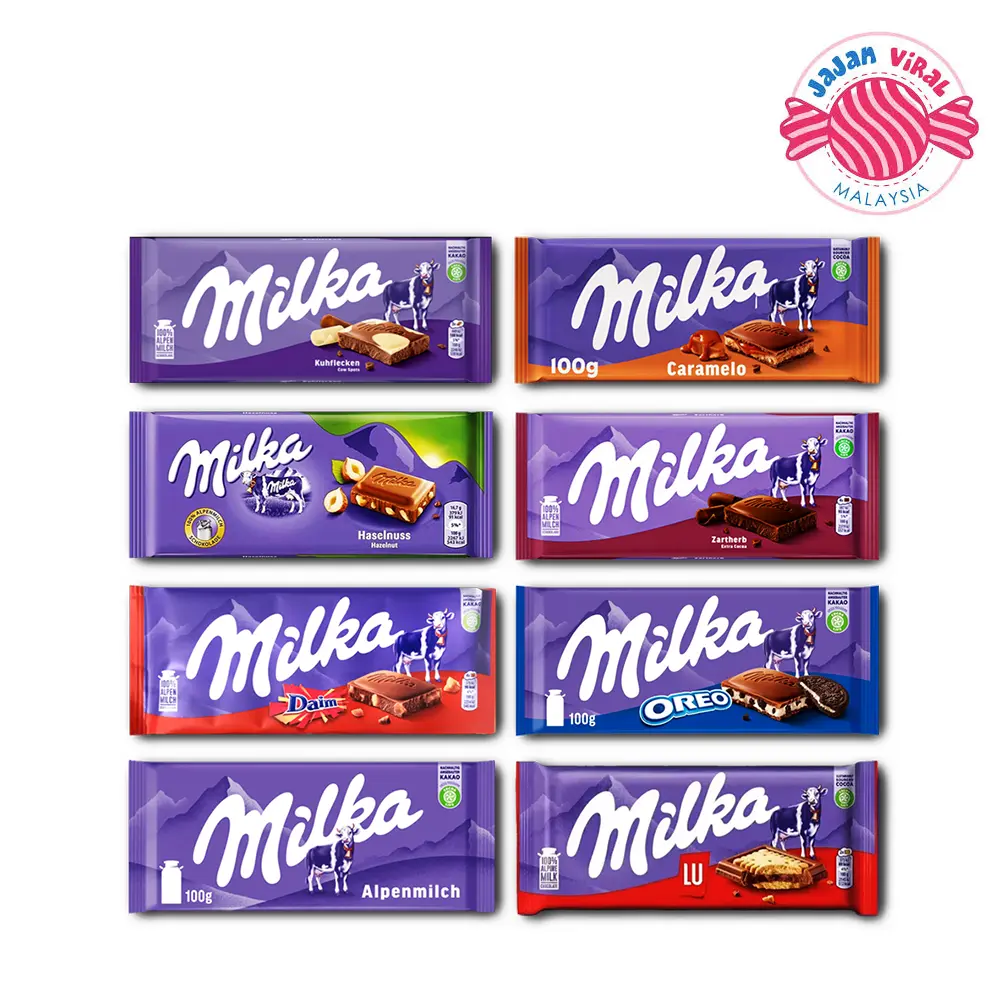 MILKA CHOCOLATE VARIATION BAR [100G]