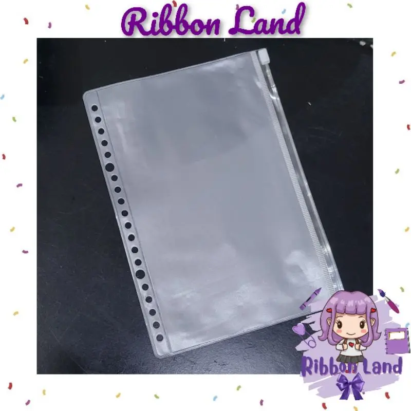 A5 Kantong Zipper / Ziplock  20 Lubang Ring Stationery 0