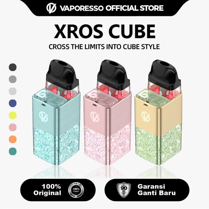 Vaporesso Xros Cube Pod Kit 900mah Vape Pod 100 Asli