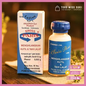 Swiss Paris Lotion Penghilang Kutil Tahi Lalat Original Mengelupas tidak ada alergen retinol