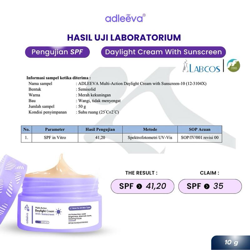 ADLEEVA Daylight Cream With Sunscreen Glow Up Protection 1
