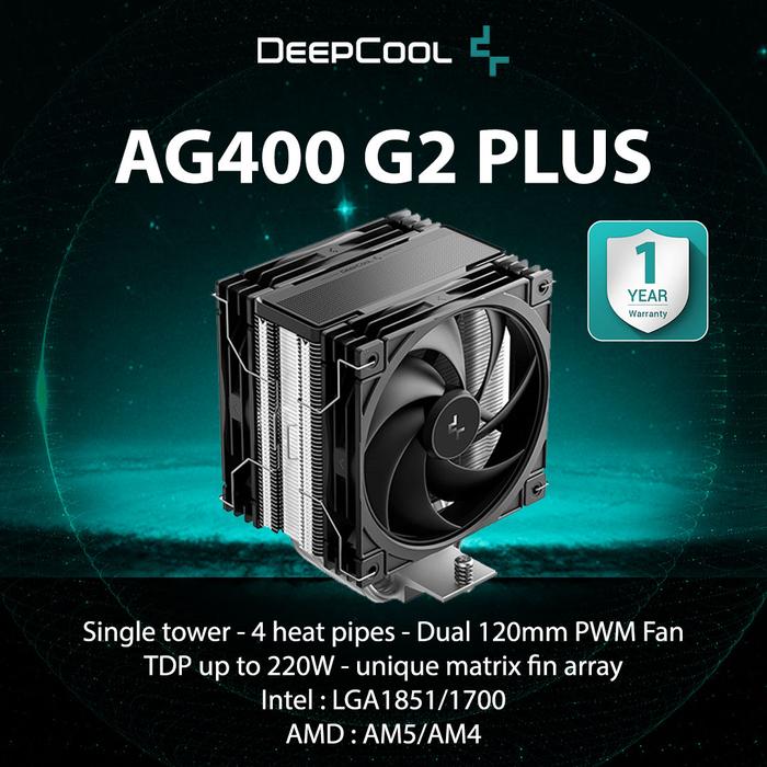 Jual Deepcool AG400 G2 Plus CPU Air Cooler - Jakarta Pusat - Deepcool ...