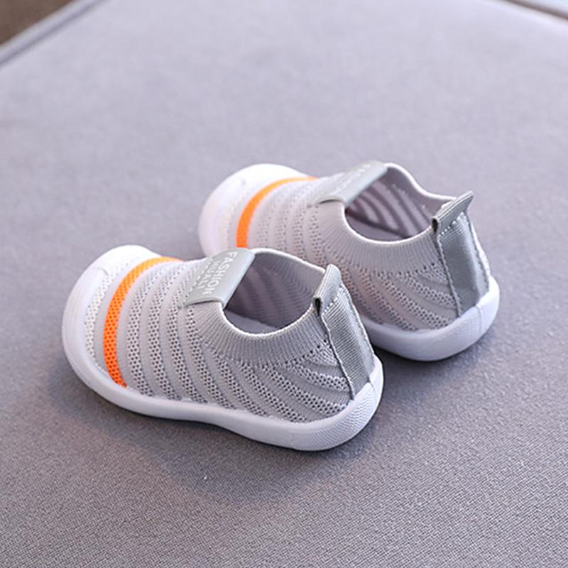 Product Introduction of Spring Summer Baby Socks Shoes Breathable Soft Infant Toddler Knitting Shoes Anti-Slip Kids Boys Girls Flats 34