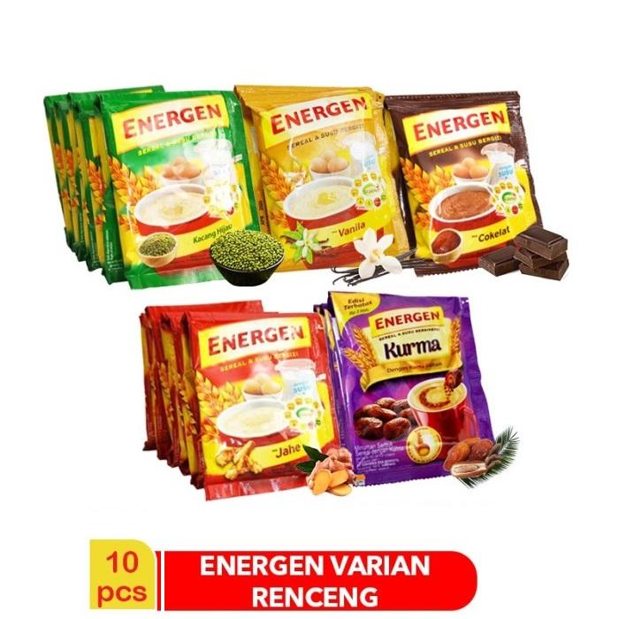 Energen Susu Sereal Aneka Rasa 1Renceng @35gr isi 10pcs 8