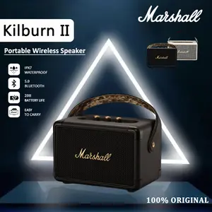 【Arrive next day】【100% Original】Marshall Kilburn II Speaker Portable /Marshall Speaker Wireless Bluetooth SpeakerHome Outdoor Audio waterproof speaker
