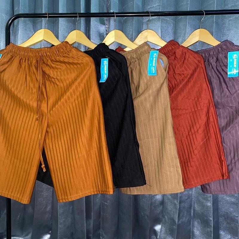 Paket Hemat 100k Dapat 5 Pcs kulot Hornet Premium 7/8 Celana Wanita Pendek Dewasa elastic waist Regular  Shorts Tebal Standar Karet Casual Basic Nyaman High Scuba 4