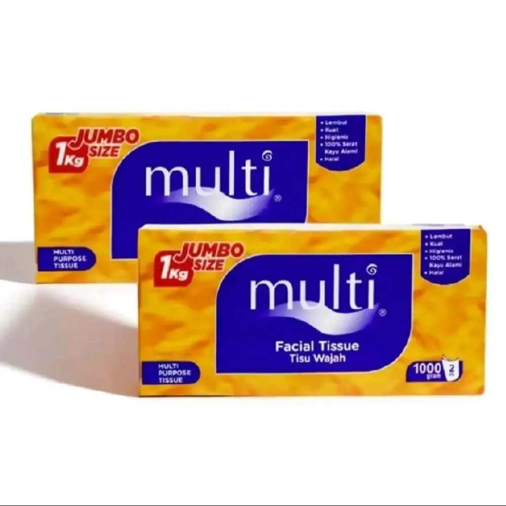 Multi Tisu Wajah Jumbo Size 1kg - 1000 Lembar - Tisu Multifungsi untuk Kebutuhan Sehari-hari