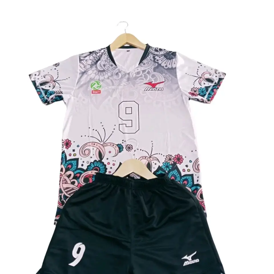 Setelan baju voli baju olahraga jersey wanita dan pria baju badminton Sport