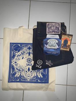 Product Review of Sage Genesis Series : 15oz Indigo x Blue Ultimate Quality Projectile Loomed Denim from 𝛪**✰ 0