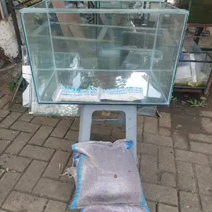 ready stok aquarium 60x30x35 kaca full 5 mili