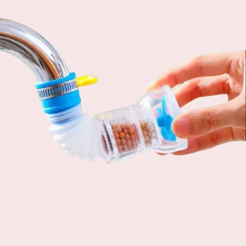 PSM - Sambungan Saringan Kran Air Filter Keran Flexibel 360 Derajat Anti Splash Hijau 2