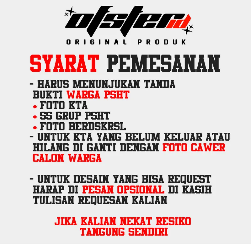 Kaos PSHT Dulurku 1922 keren 6