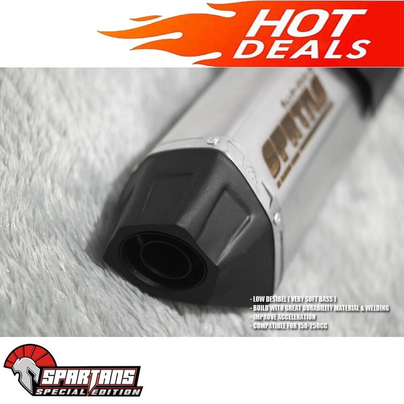 Knalpot Stylo, Filano, Fazio, Nmax, PCX, Vario160, Aerox old, Aerox new semi standart Original Spartans tipe SB1 3