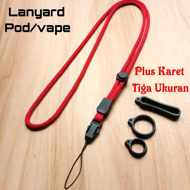 Promo tali lanyar gantung hp Id card pOdz plus O ring 3ukuran dll 0