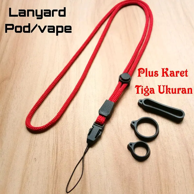 Promo tali lanyar gantung hp Id card pOdz plus O ring 3ukuran dll 0