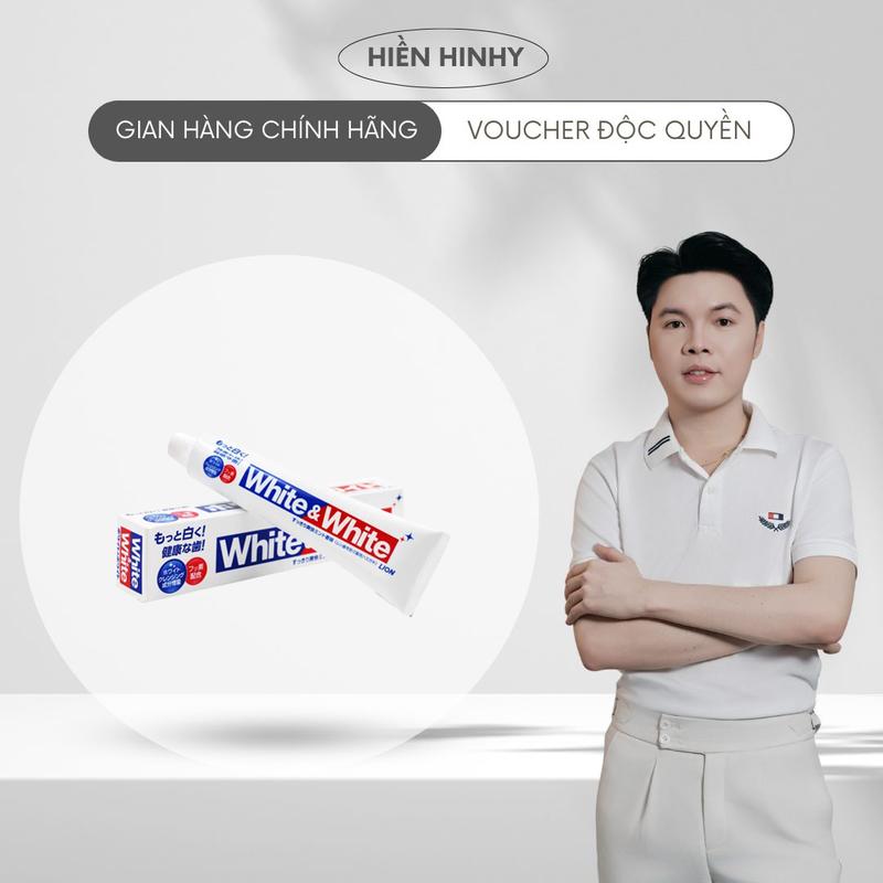   KOL Vũ Thái Bình  Kem Đánh Răng White & White Lion Nhật Bản 150g 