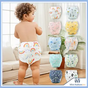 Training Pants Baby 6 Layer Celana Popok Bayi 6 Layer cuci ulang （1pcs）