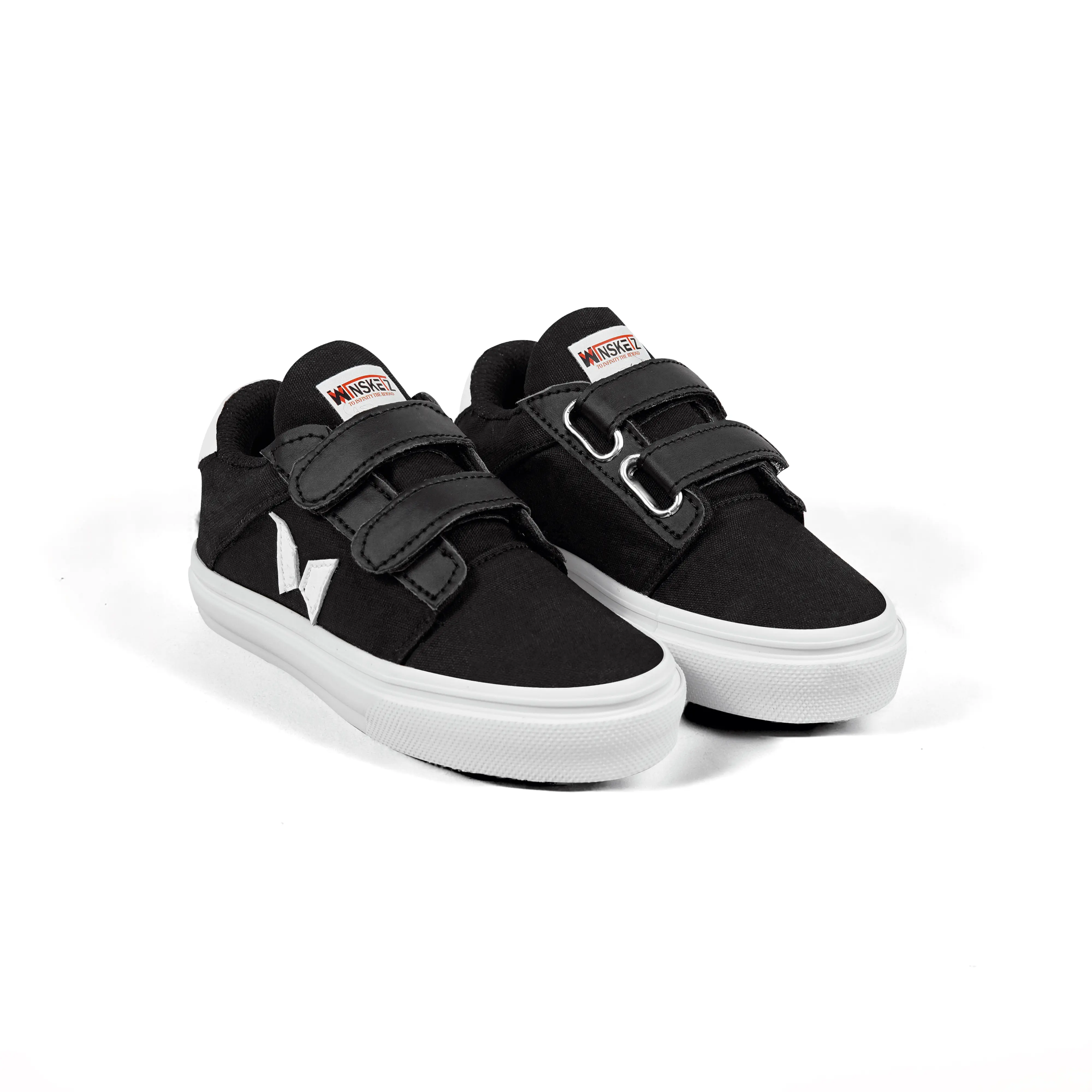 WINSKETZ - Sepatu Anak Laki-laki dan Perempuan Sekolah Casual Fashion Shoes Kids Original Premium - Skate Black