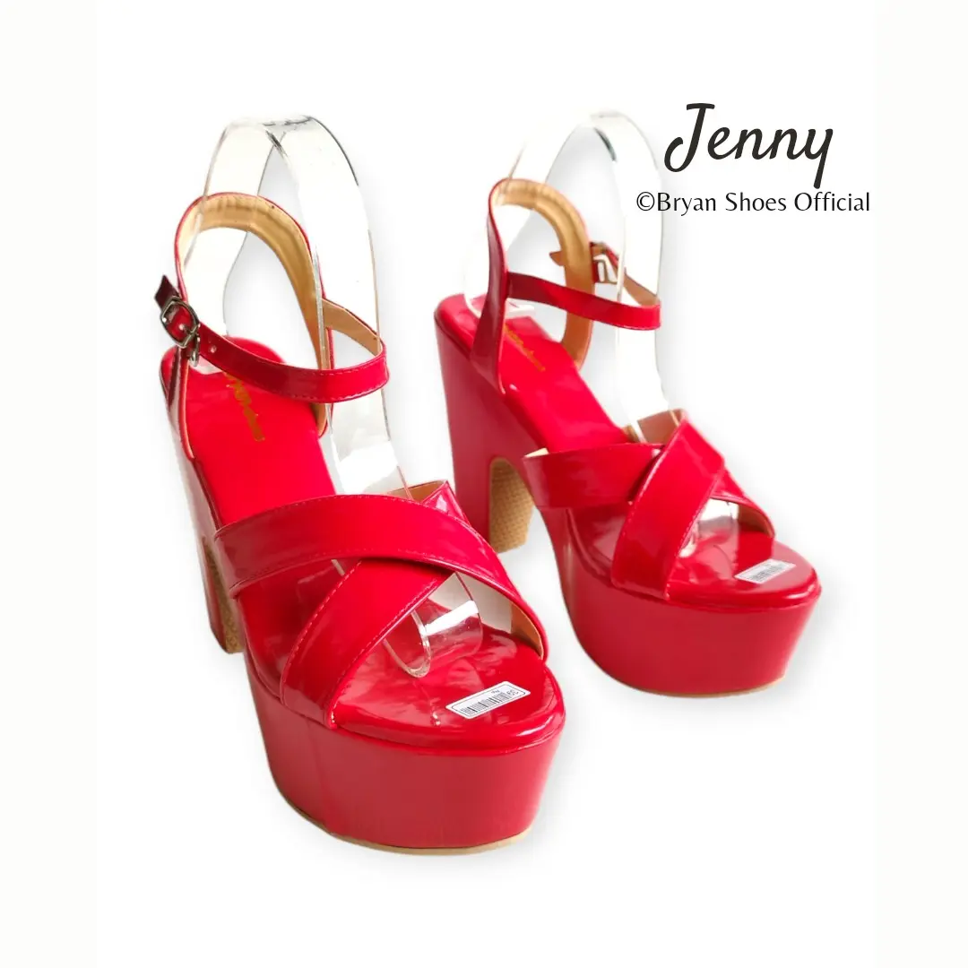 JENNY 12CM GLOSSY RED