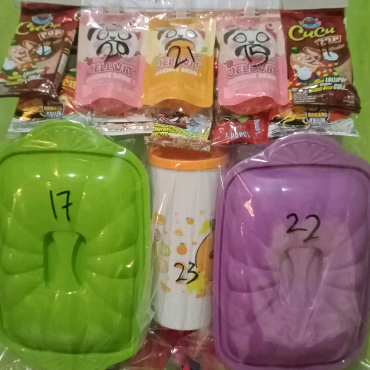 mainan cabutan balon berhadiah isi 100 pcs. mtg
