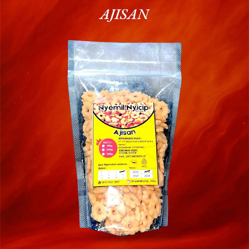 Ajisan pouch dan kiloan Nyemil Nyicip - Snack Makanan Ringan