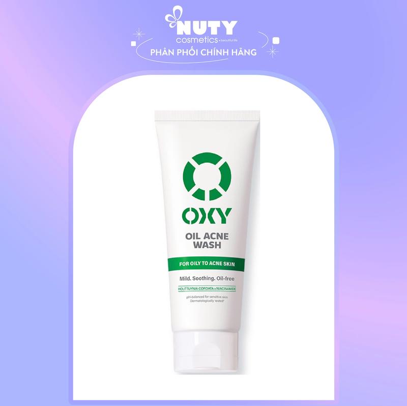 [Tặng Hộp Móc Khoá Ngẫu Nhiên] Kem Rửa Mặt Giúp Làm Sạch Oxy Perfect Wash/Oxy Oil Acne Wash/ Deep Wash Scrub/Hydrating Wash 100g 3