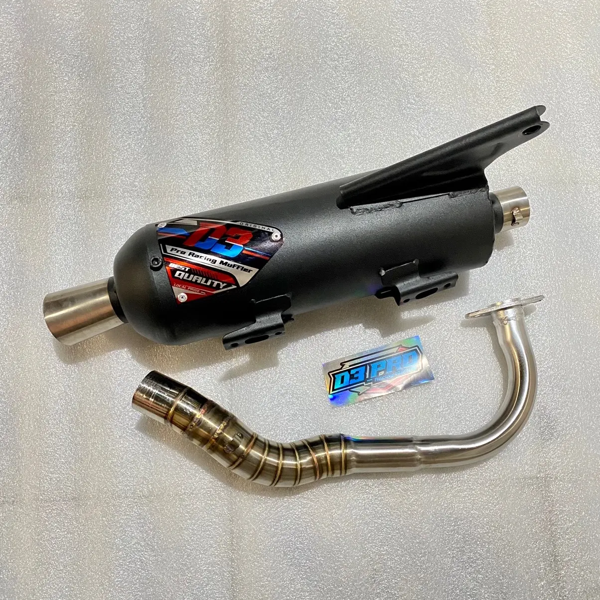 Knalpot Kondoman Beat Scoopy Vario 110fi inlet 38mm - ORIGINAL D3