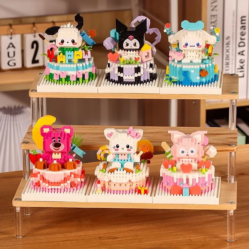 Mainan Balok Susun Partikel Kecil Mainan Anak Kartun Mainan Edukasi DIY 3D Puzzle Nano Block 7