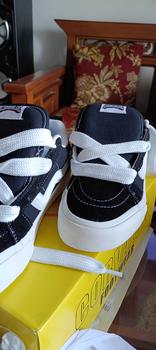 Product Review of Corvalue - Sepatu Sneakers Unisex Pria Wanita Otaru Black White Shoes Casual Sneakers Hitam from S**y Z**e 1