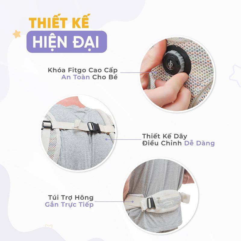 Địu Trợ Lực U8 Ultra Mesh Jumysie Cao Cấp – Vải Flyknit 5D Siêu Thoáng, Khóa Fitgo Thông Minh | BigBuy360 - bigbuy360.vn