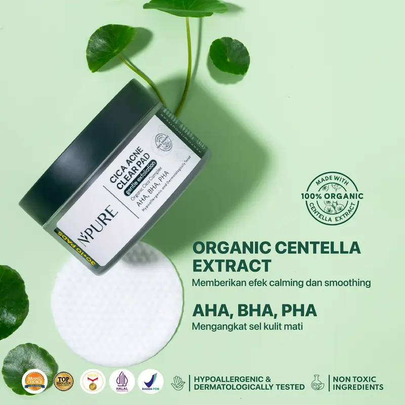 【Hoki Bundle】NPURE Paket Acne Face Toner Cica 150ml + Power Clear Micellar 300ml / Clear Pad 40pads + Power Clear Micellar 300ml / Melembabkan kulit / Mencerahkan / kulit berjerawat/ sensitif / Membersihkan debu polusi Kotoran / Exfoliating Wajah 6